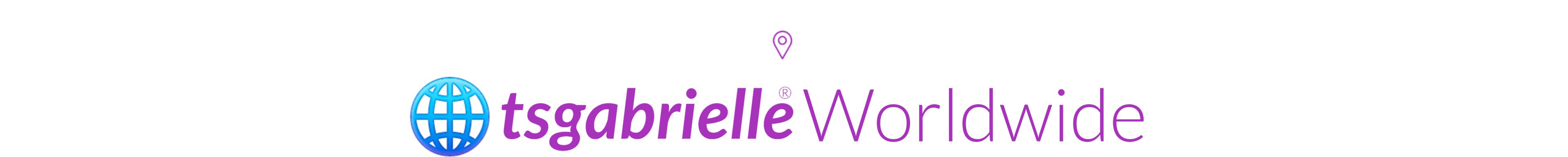 Logo of tsgabrielle Worldwide with a blue circle and purple text.