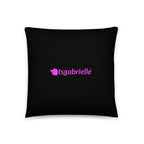 tsgabrielle®  • Flamant Rose • Pillows • Black • 3 Sizes