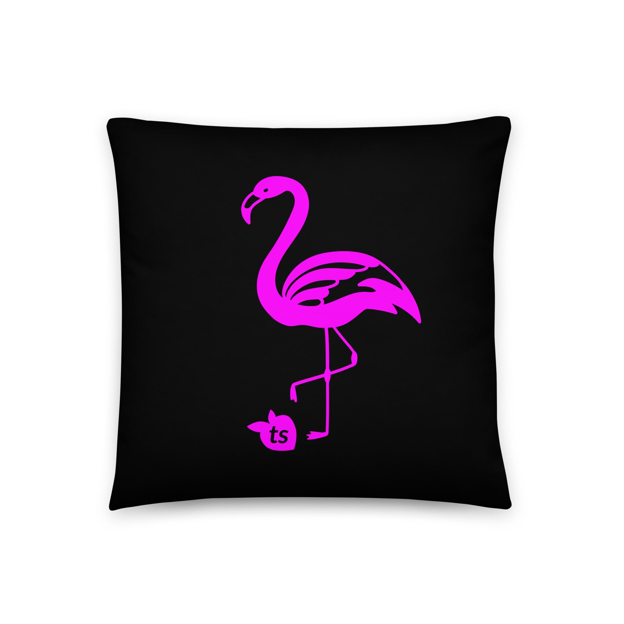 tsgabrielle®  • Flamant Rose • Pillows • Black • 3 Sizes