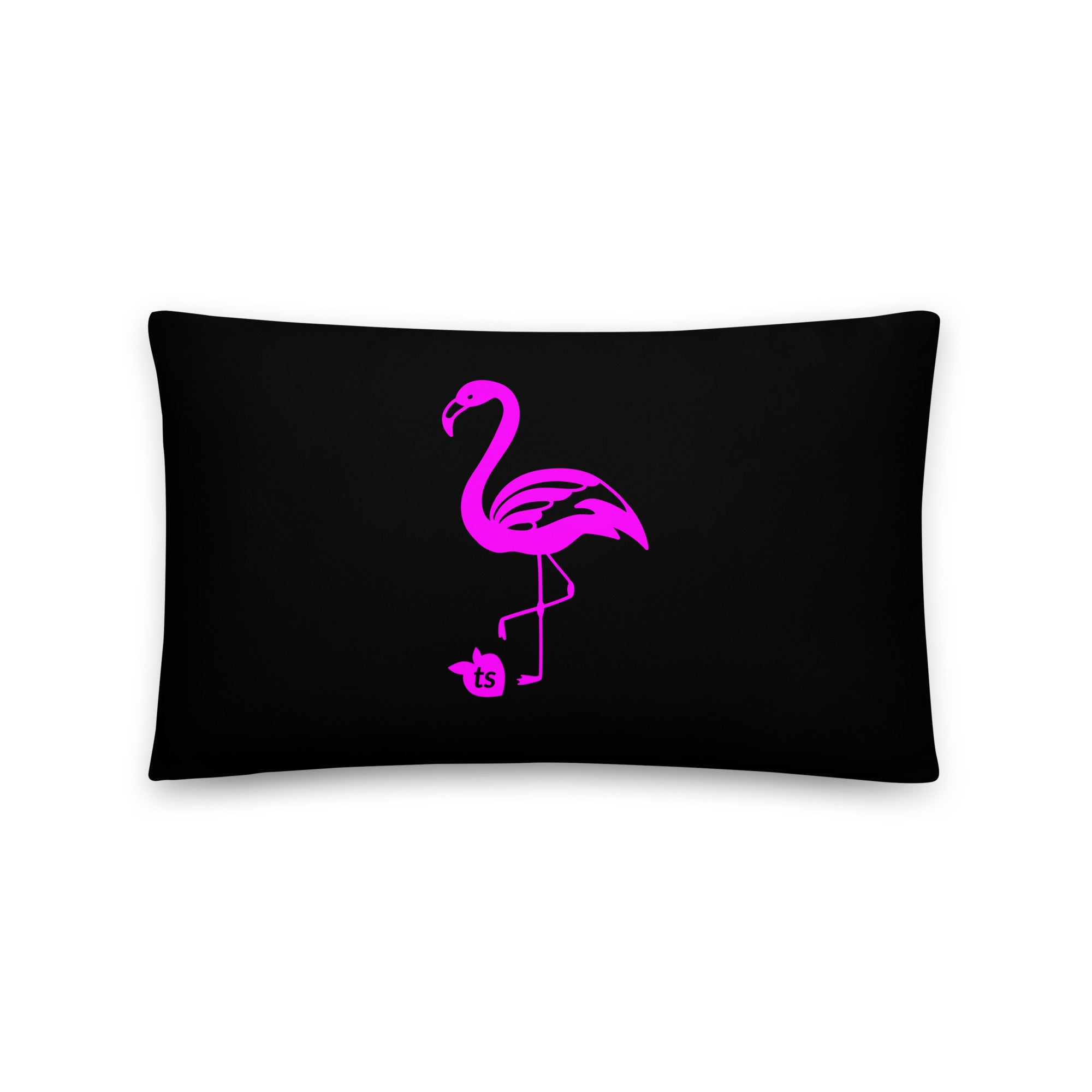 tsgabrielle®  • Flamant Rose • Pillows • Black • 3 Sizes