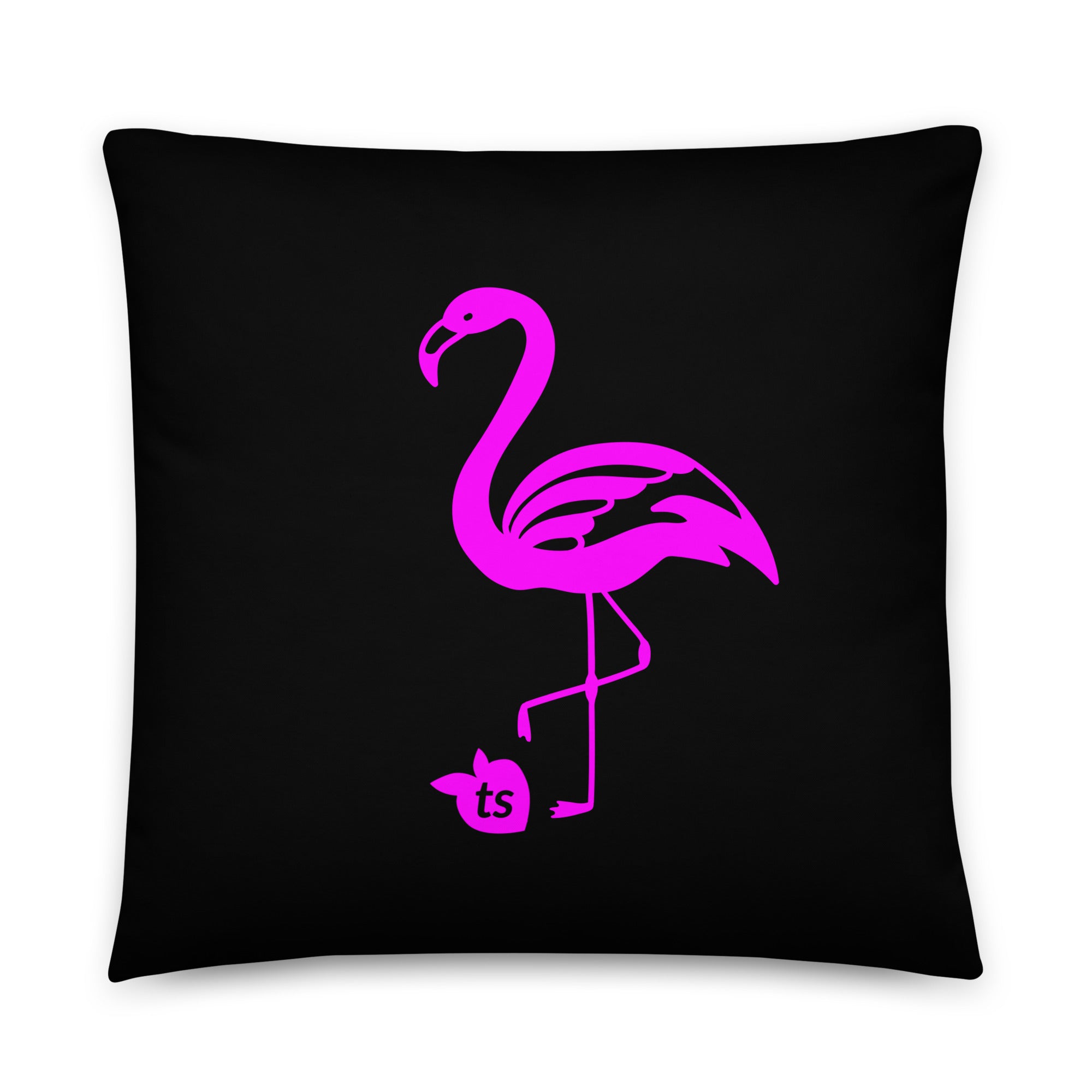tsgabrielle®  • Flamant Rose • Pillows • Black • 3 Sizes