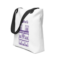 tsgabrielle® • Paris - Notre-Dame Cathedral • Tote Bag • White • 39 x 39 cm