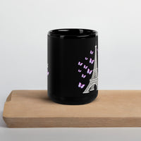 tsgabrielle® • Paris • Glossy Mug • Black • Ceramic • 2 Sizes •