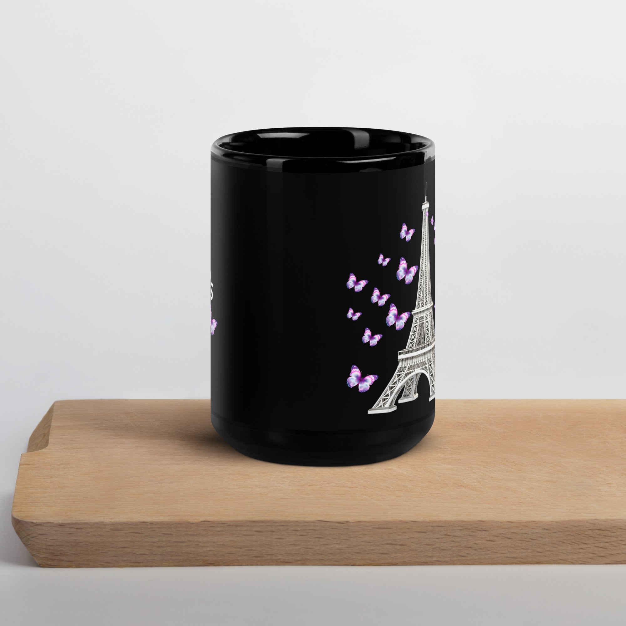 tsgabrielle® • Paris • Glossy Mug • Black • Ceramic • 2 Sizes •