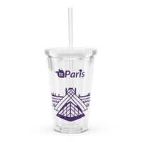 tsgabrielle® • Paris - The Louvre Pyramid • Plastic Tumbler • Clear • 16 oz