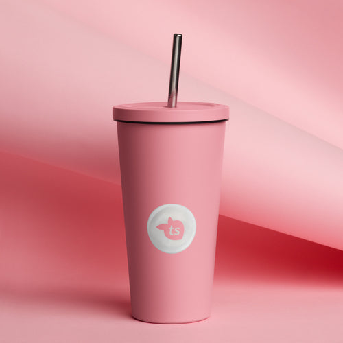 tsgabrielle® • Tumbler • Stainless Steel • Pink • 20 oz •