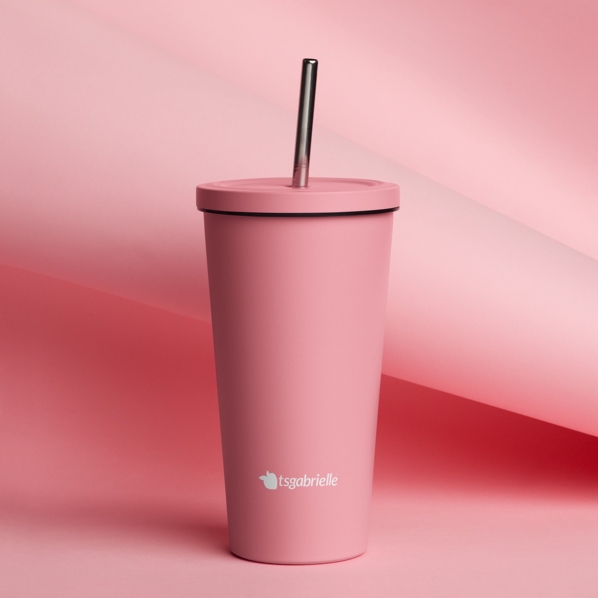 tsgabrielle® • Tumbler • Stainless Steel • Pink • 20 oz •