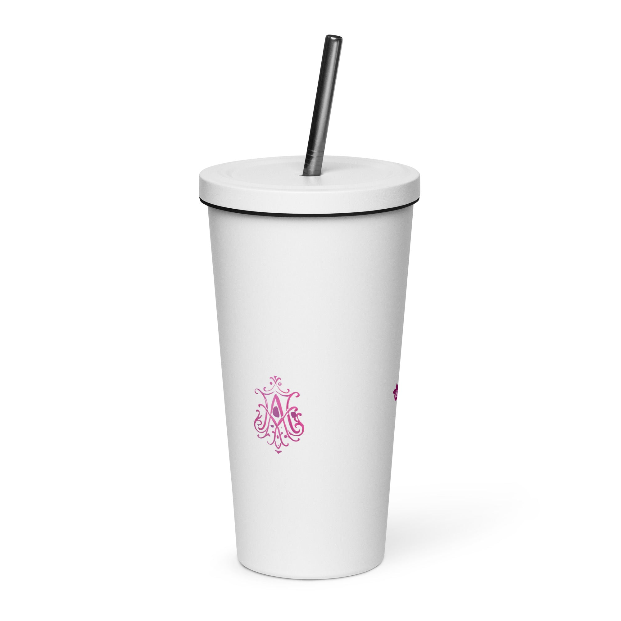 tsgabrielle® • Paris - Marie Antoinette • Tumbler • Stainless Steel • White • 20 oz •