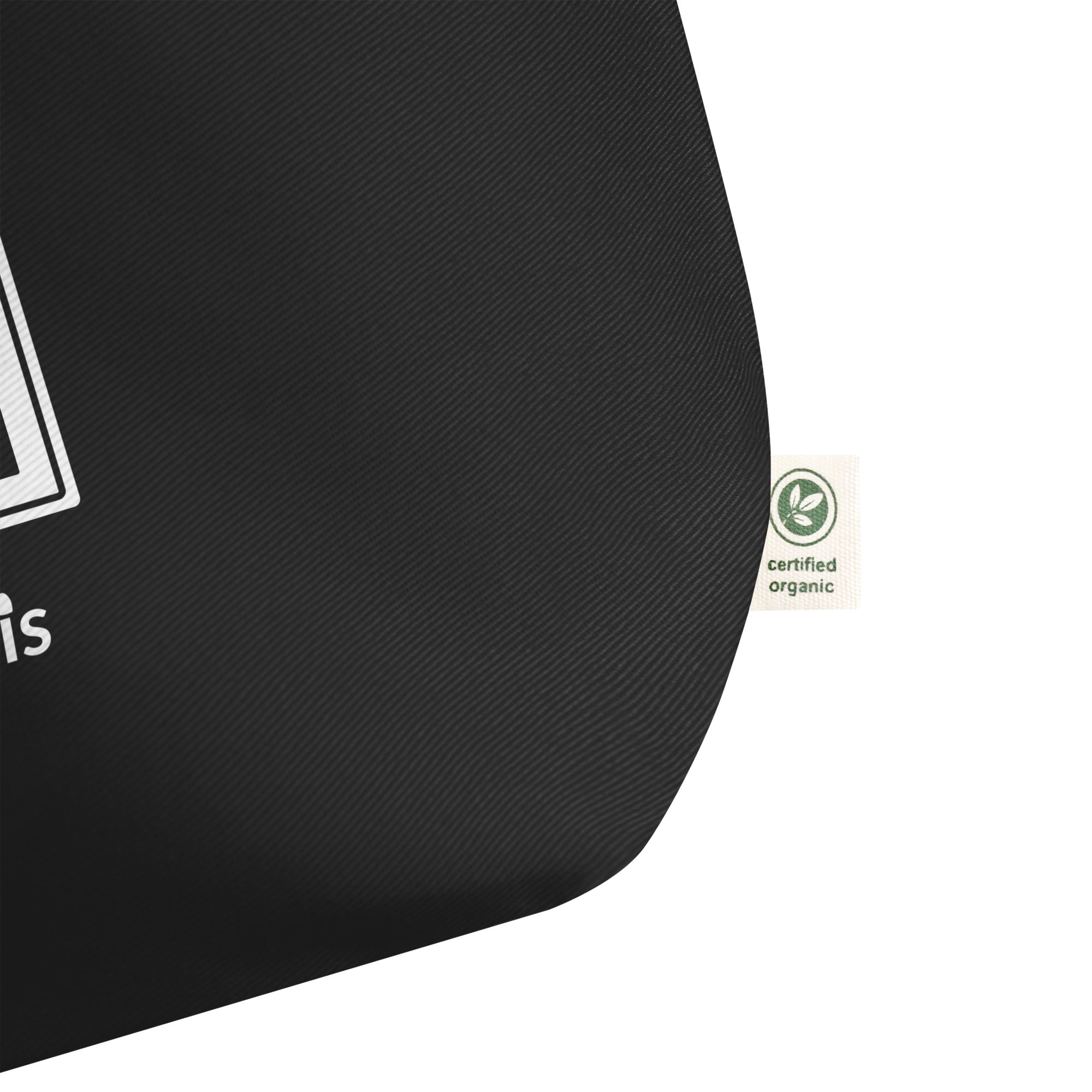 tsgabrielle® • Paris - Da Vinci • Large Tote Bag • Black • Cotton Organic