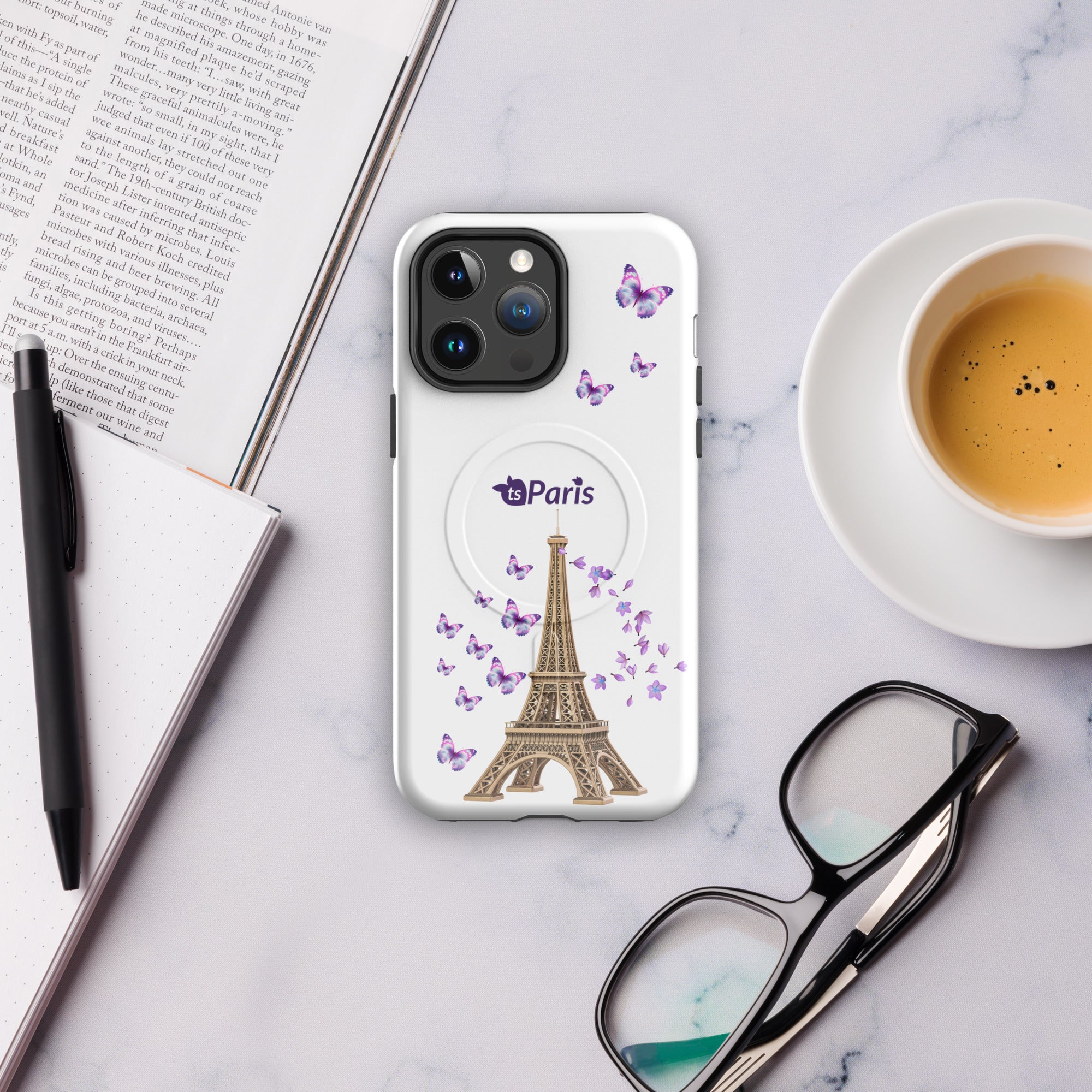 tsgabrielle® • Paris - La Tour Eiffel • Tough Case Compatible with iPhone® • MagSafe® • Latest Models •