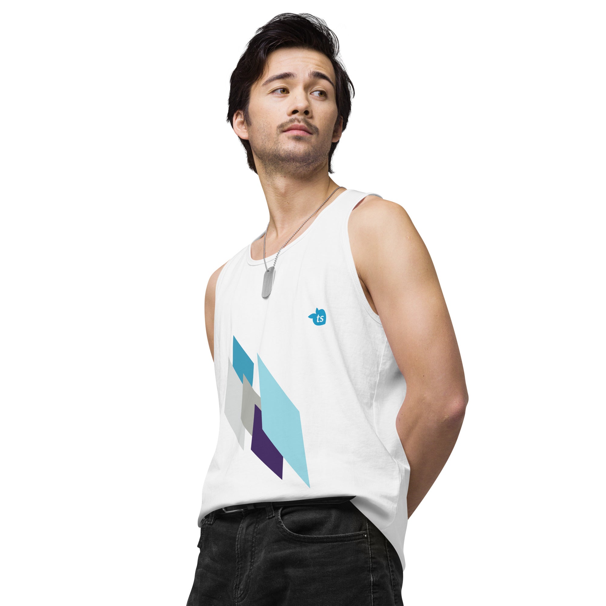 tsgabrielle® • For Him 👔 • Crystal Skies • Premium Tank Top