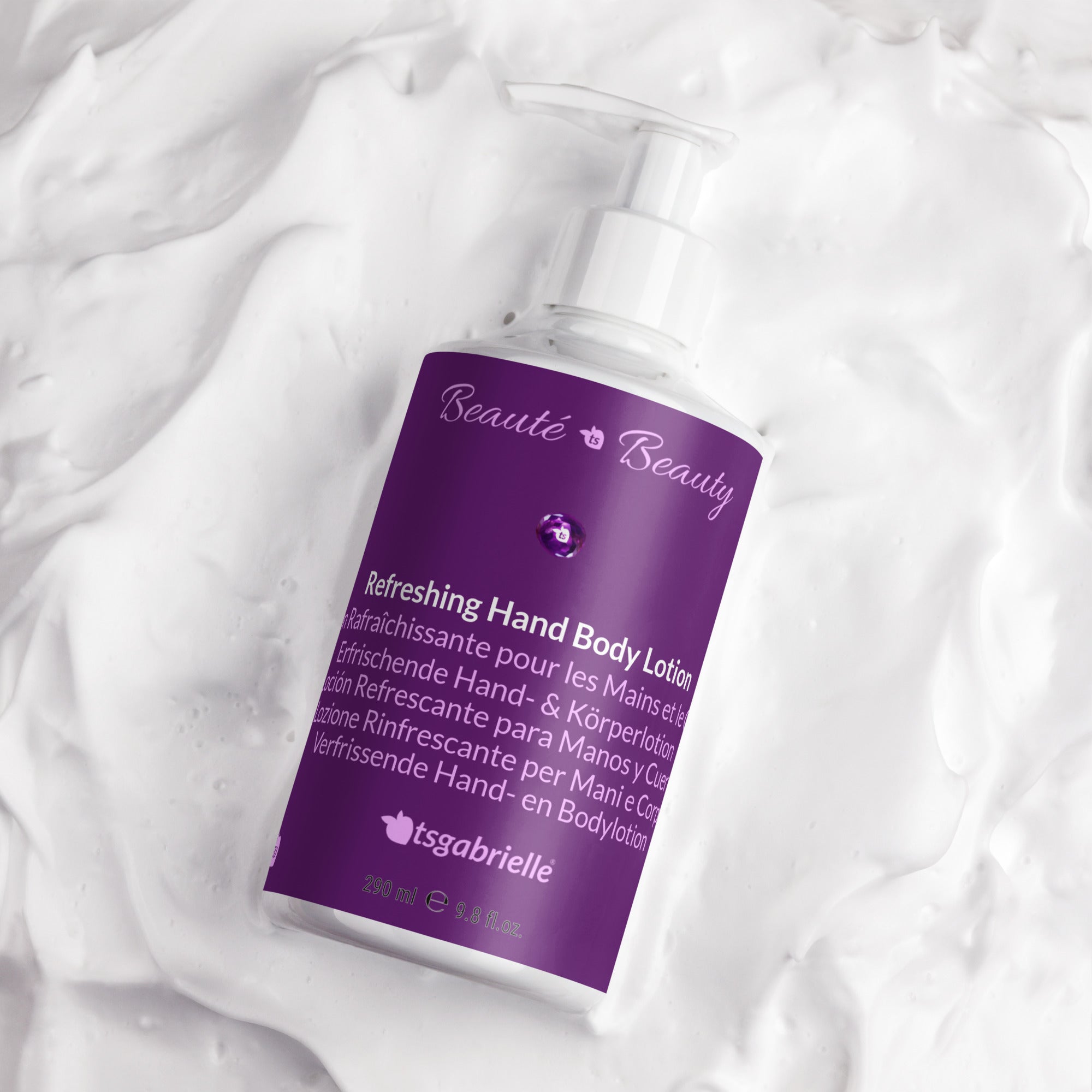 tsgabrielle® • Beauté • Piękno • Orzeźwiający balsam do rąk i ciała • 9.8 oz