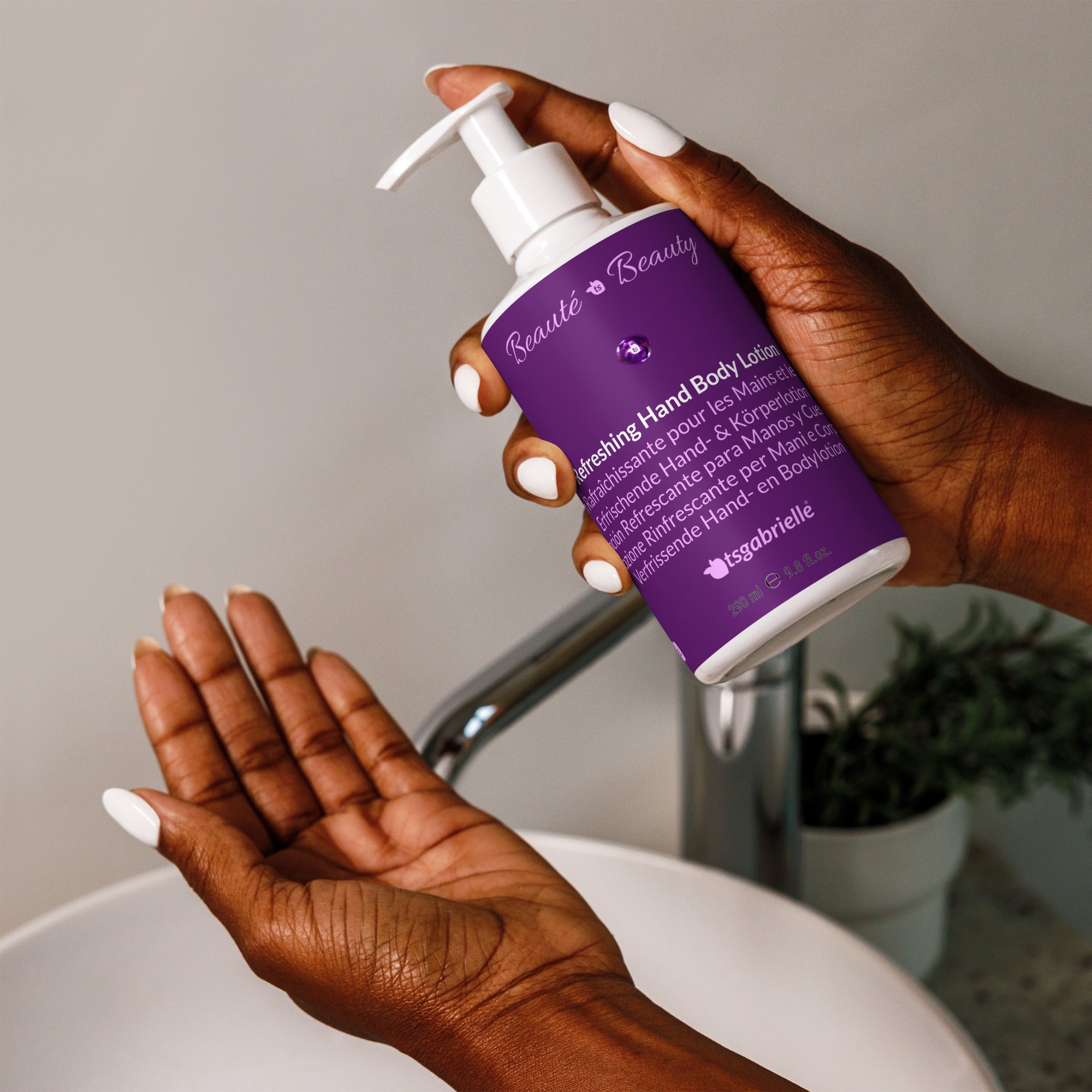tsgabrielle® • Beauté • Piękno • Orzeźwiający balsam do rąk i ciała • 9.8 oz