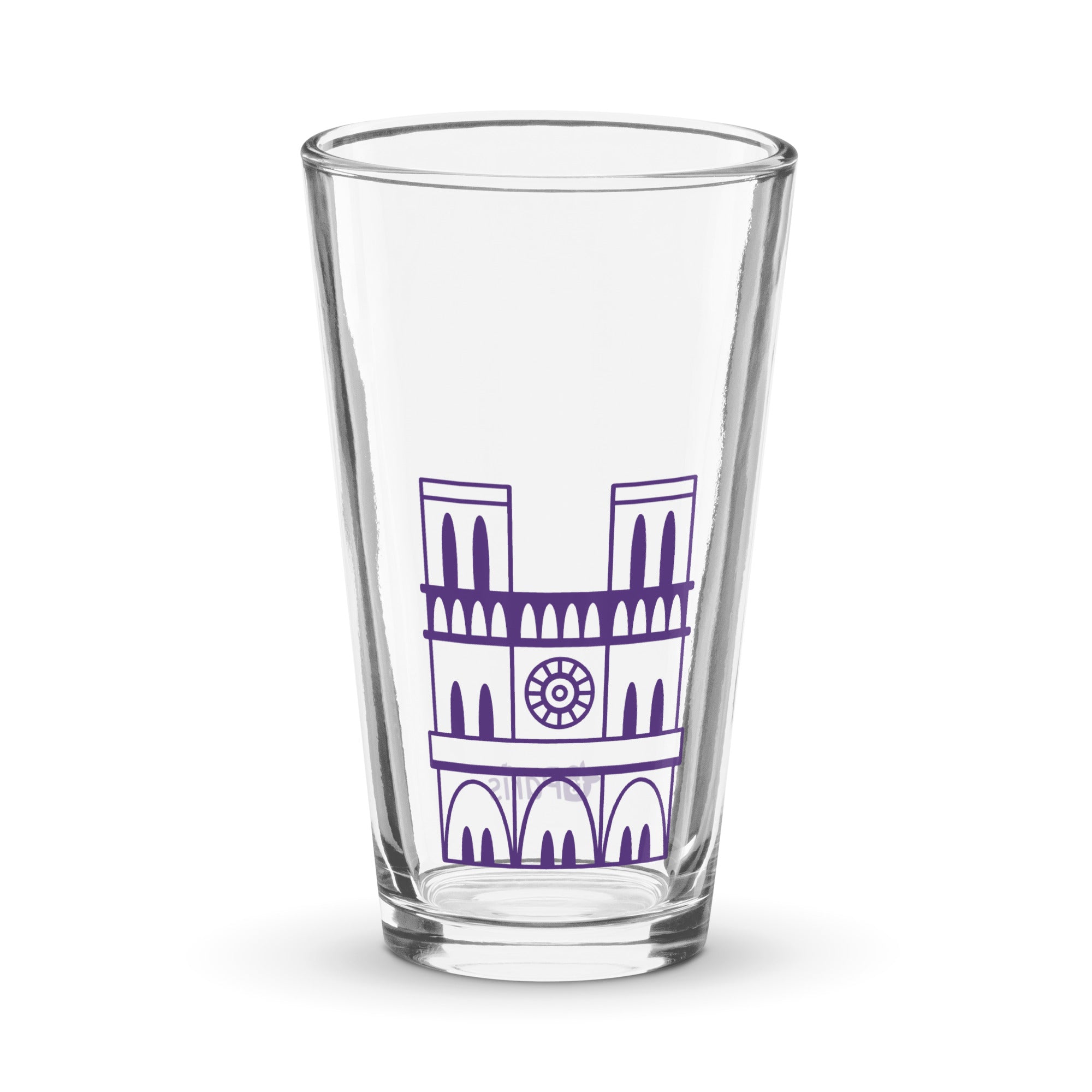 tsgabrielle® • Paryż - Katedra Notre-Dame • Szklanka Shaker Pint • 473 ml