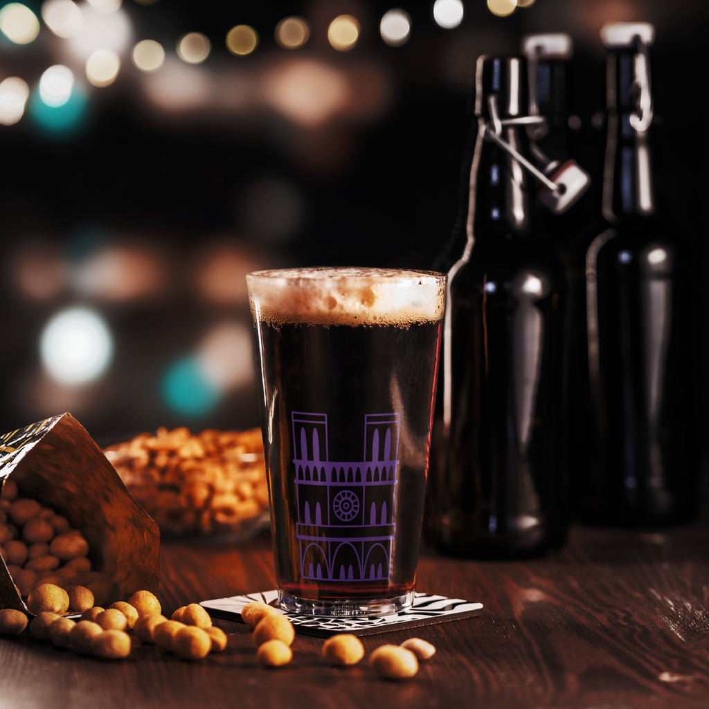 tsgabrielle® • Paryż - Katedra Notre-Dame • Szklanka Shaker Pint • 16 oz