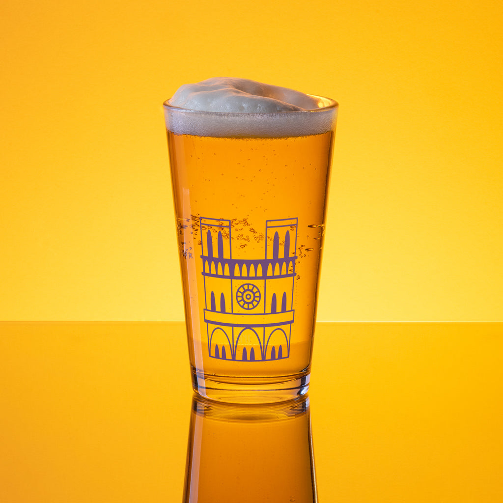 tsgabrielle® • Paryż - Katedra Notre-Dame • Szklanka Shaker Pint • 16 oz