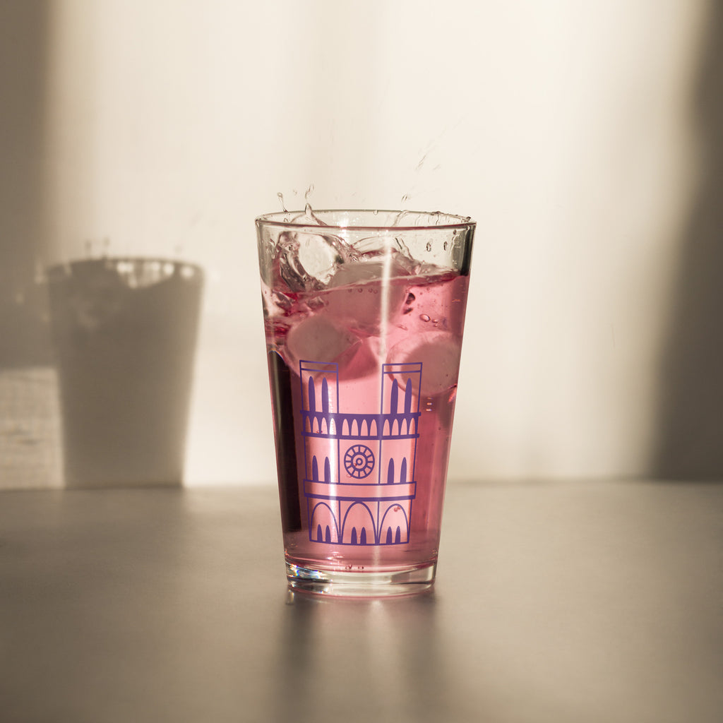 tsgabrielle® • Paryż - Katedra Notre-Dame • Szklanka Shaker Pint • 16 oz