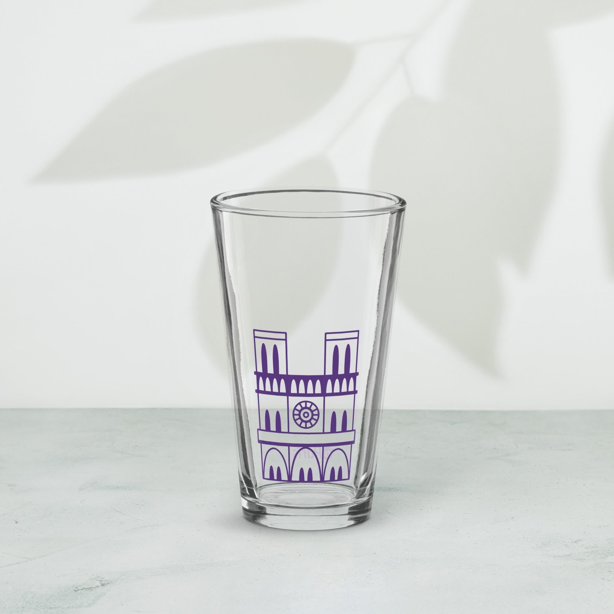 tsgabrielle® • Paryż - Katedra Notre-Dame • Szklanka Shaker Pint • 16 oz