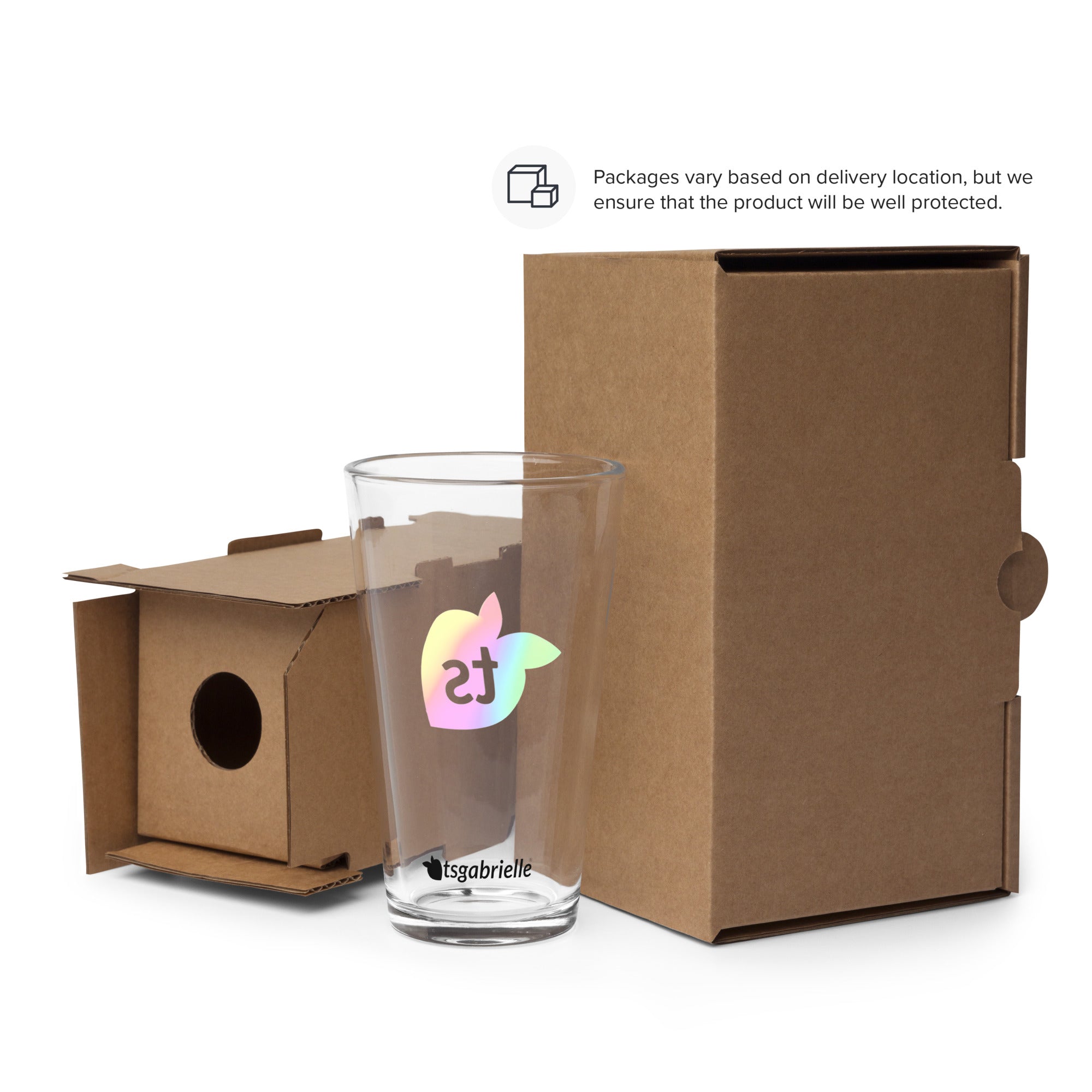 tsgabrielle® • Pride 25 • Szklanka typu Shaker Pint • 473 ml