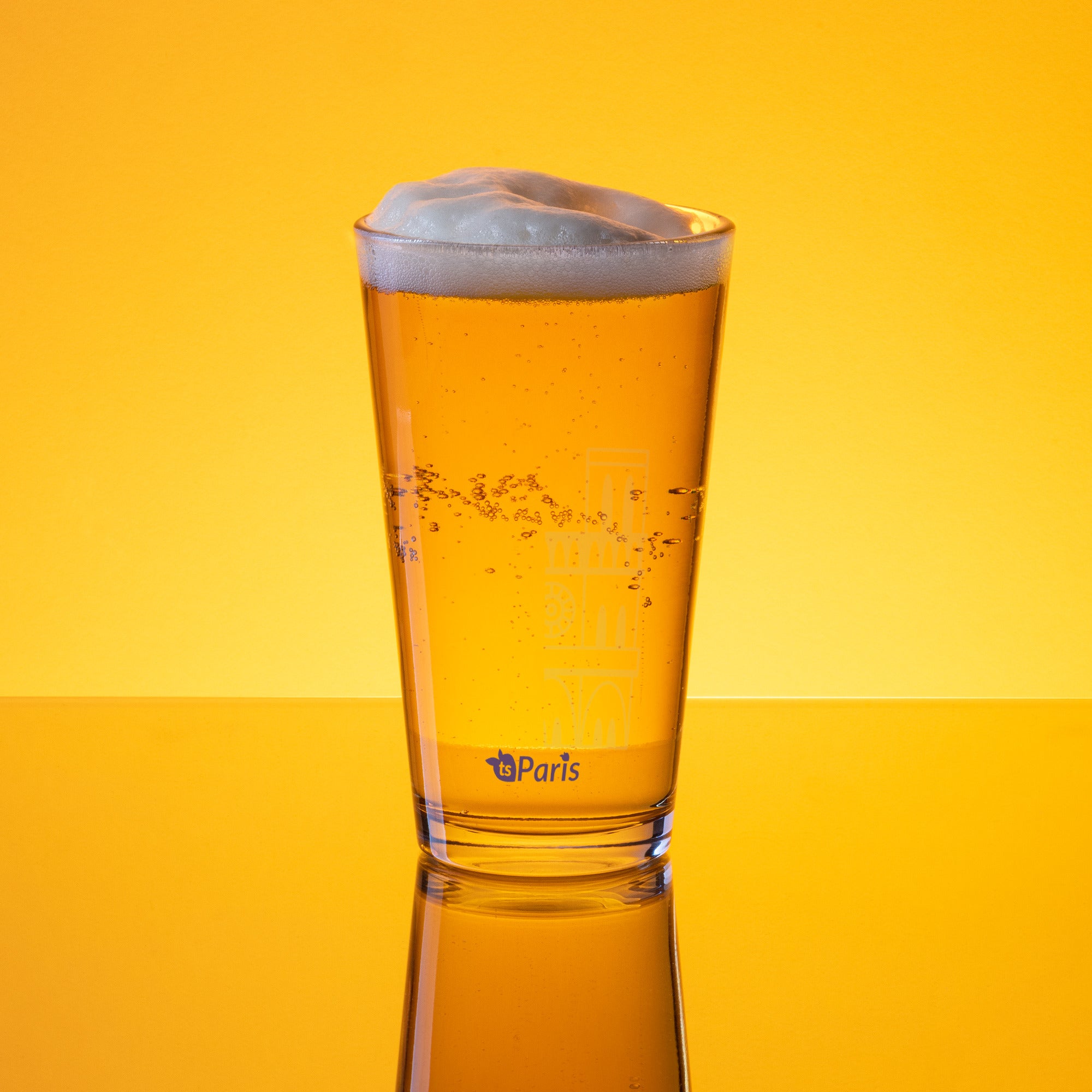tsgabrielle® • Paryż - Katedra Notre-Dame • Szklanka Shaker Pint • 16 oz