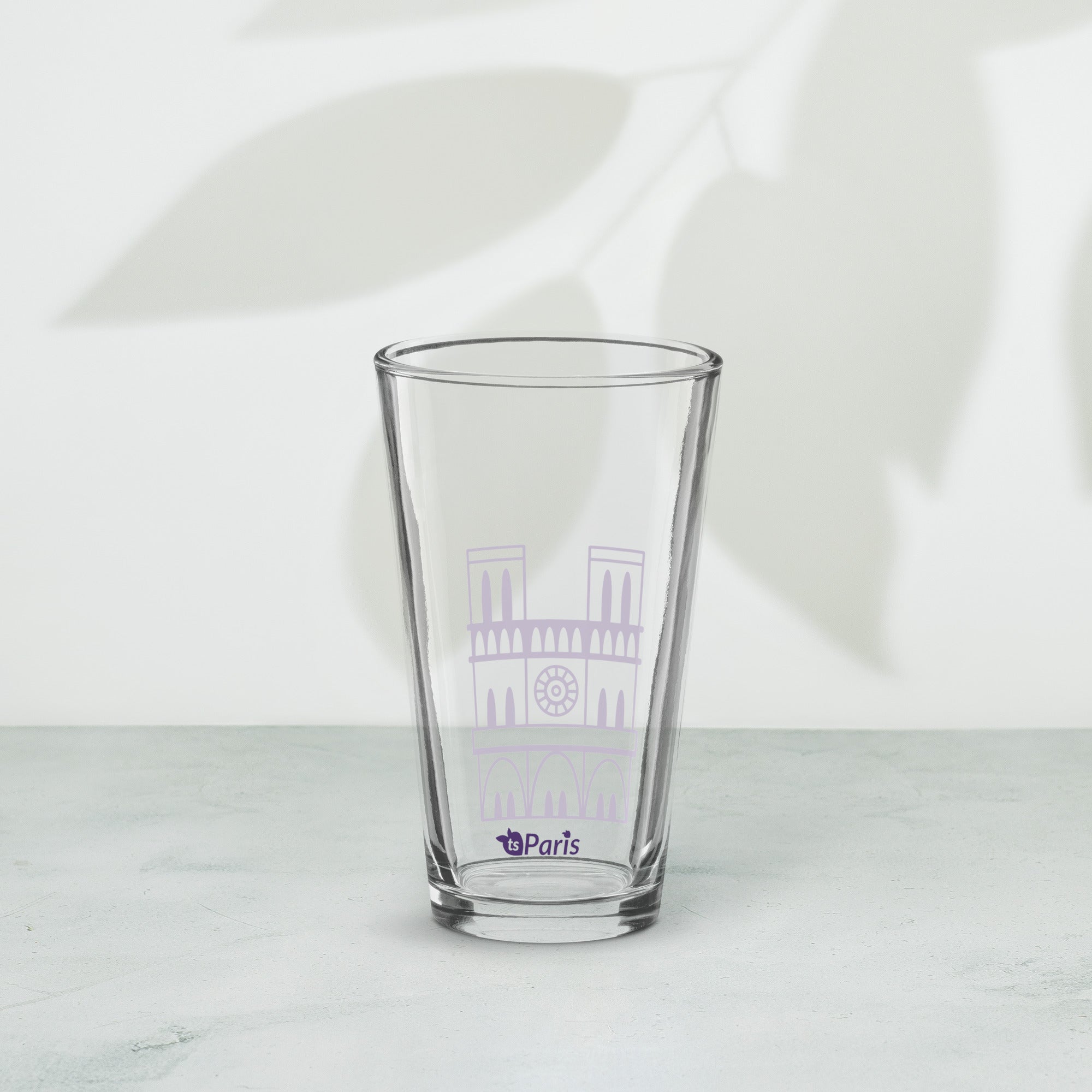 tsgabrielle® • Paryż - Katedra Notre-Dame • Szklanka Shaker Pint • 16 oz