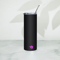 tsgabrielle® • Flamant 🦩 Rose • Tumbler • Stainless Steel • Black • 20 oz •