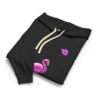 tsgabrielle® • For Her • Flamant 🦩 Rose • Garment-Dyed Lightweight Hoodie • Black •