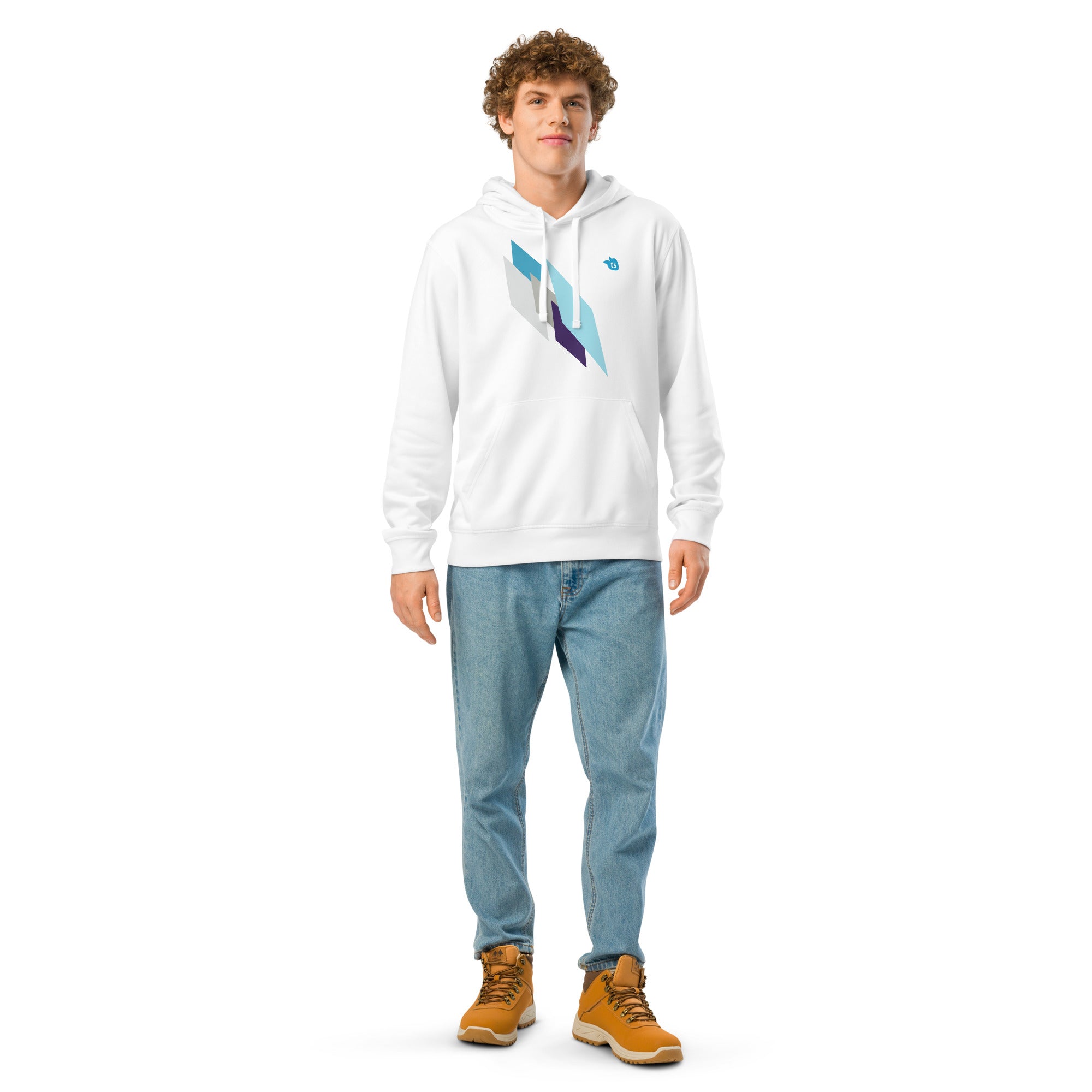 tsgabrielle® • For Him 👔 • Crystal Skies • Mid-Weight Hoodie •  Coton Organic