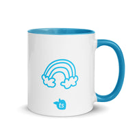 tsgabrielle® • Tylko dobre wibracje • Kubek z kolorowym wnętrzem • Ceramika • 325 ml