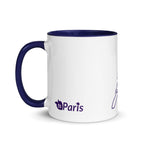 tsgabrielle® • Paryż • Kubek z kolorowym wnętrzem • Ceramika • 11 oz