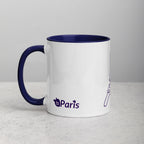 tsgabrielle® • Paryż • Kubek z kolorowym wnętrzem • Ceramika • 11 oz