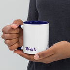 tsgabrielle® • Paryż • Kubek z kolorowym wnętrzem • Ceramika • 11 oz