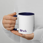 tsgabrielle® • Paryż • Kubek z kolorowym wnętrzem • Ceramika • 11 oz