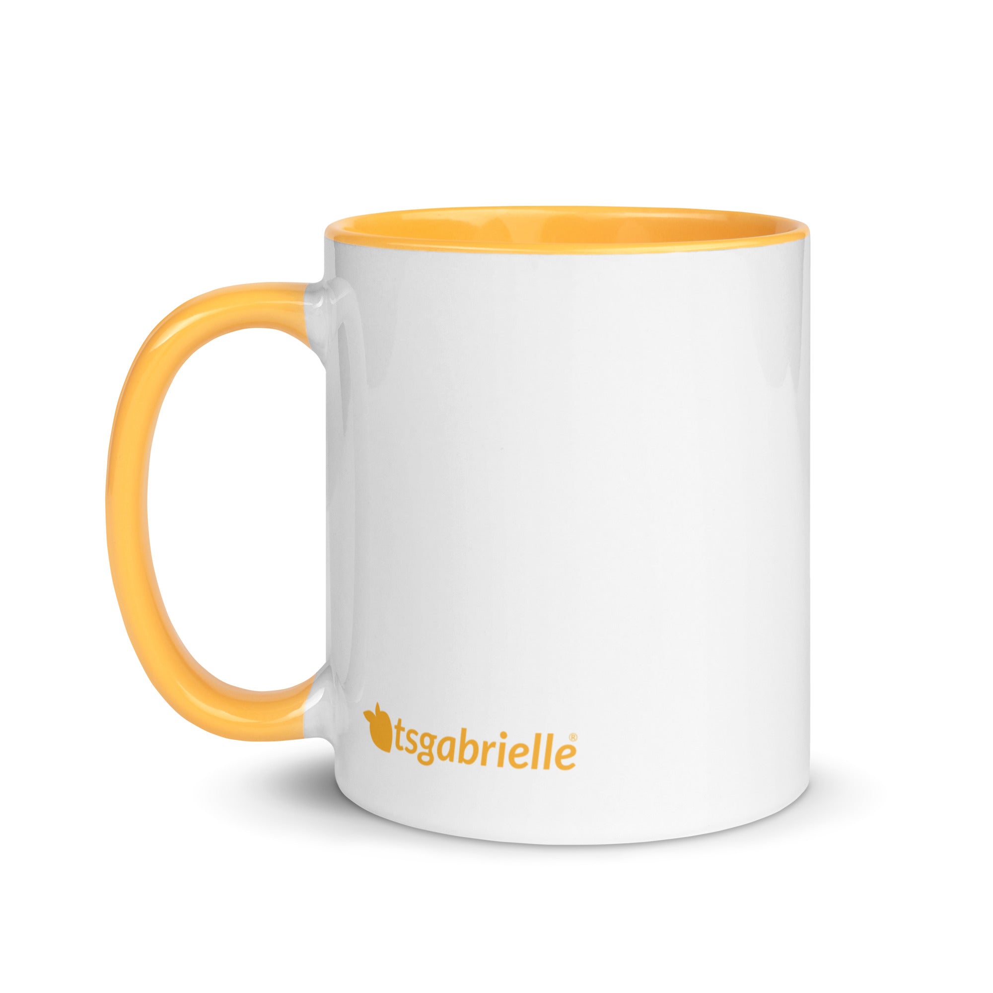 tsgabrielle® • Kubek z kolorem wnętrza Złotożółty • 11 oz