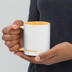 tsgabrielle® • Kubek z kolorem wnętrza Złotożółty • 11 oz