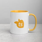 tsgabrielle® • Kubek z kolorem wnętrza Złotożółty • 11 oz