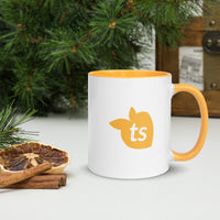 tsgabrielle® • Kubek z kolorem wnętrza Złotożółty • 11 oz