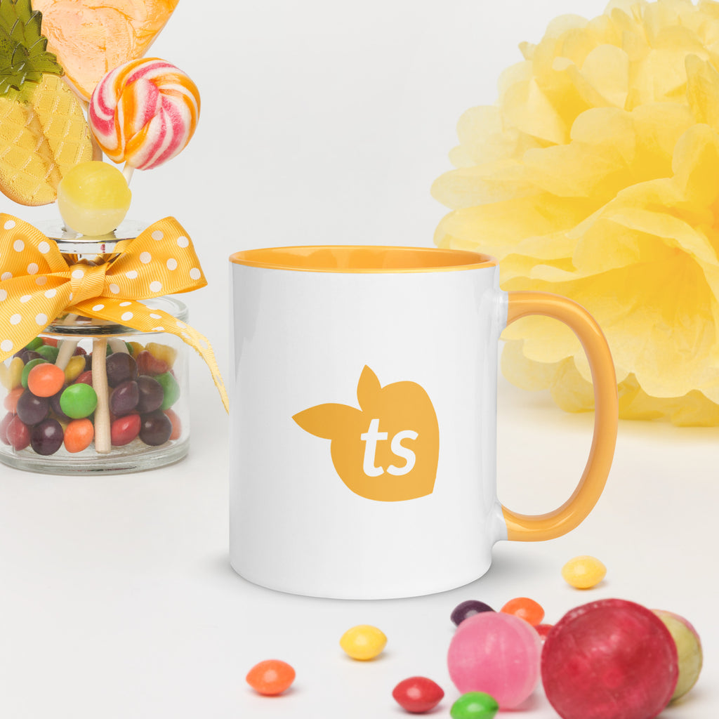 tsgabrielle® • Kubek z kolorem wnętrza Złotożółty • 11 oz