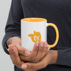 tsgabrielle® • Kubek z kolorem wnętrza Złotożółty • 11 oz