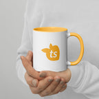 tsgabrielle® • Kubek z kolorem wnętrza Złotożółty • 11 oz
