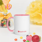 tsgabrielle® • Kubek z kolorowym wnętrzem • Jednorożec - Seraphina • Ceramika • 11 OZ