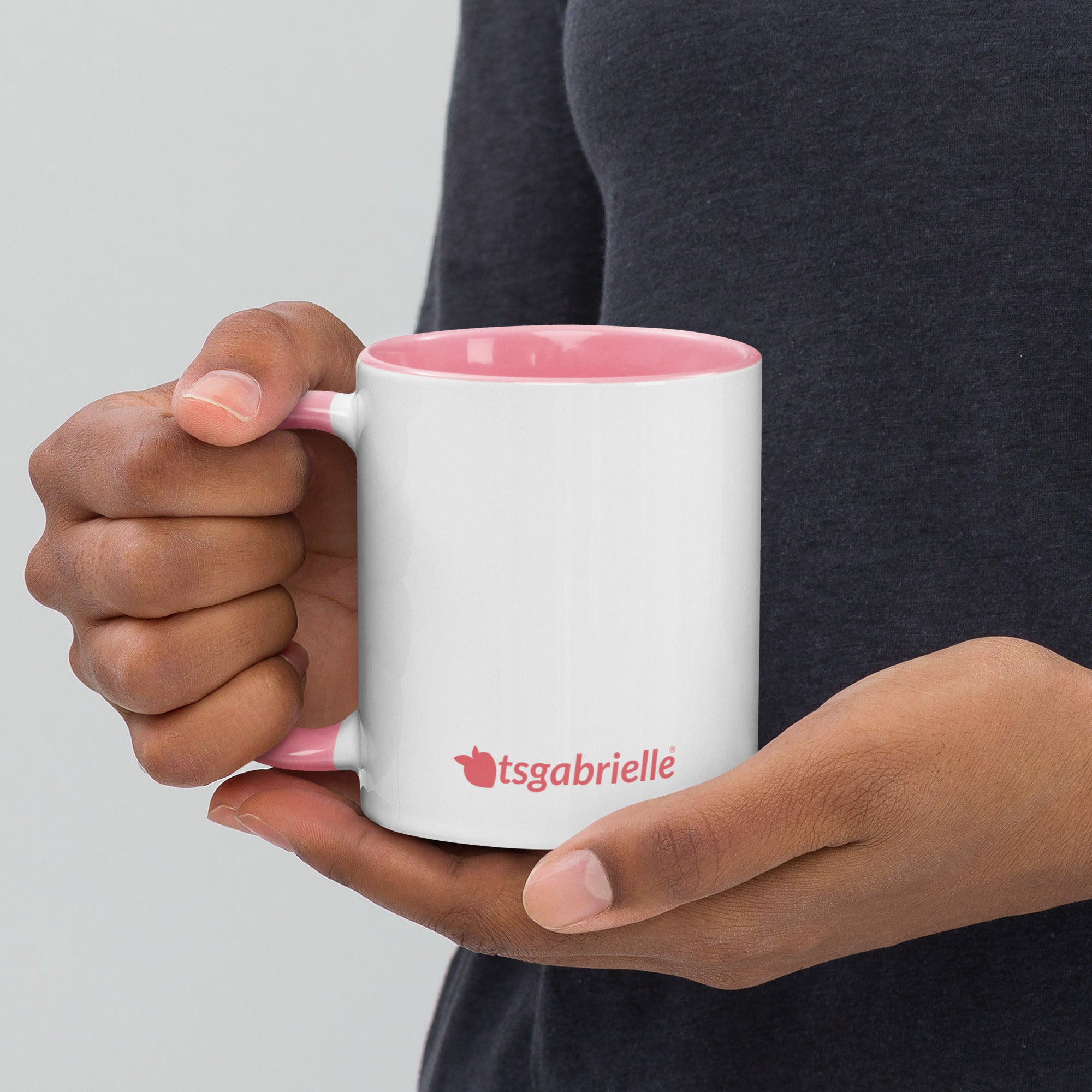 tsgabrielle® • Kubek z kolorowym wnętrzem • Jednorożec - Seraphina • Ceramika • 11 OZ