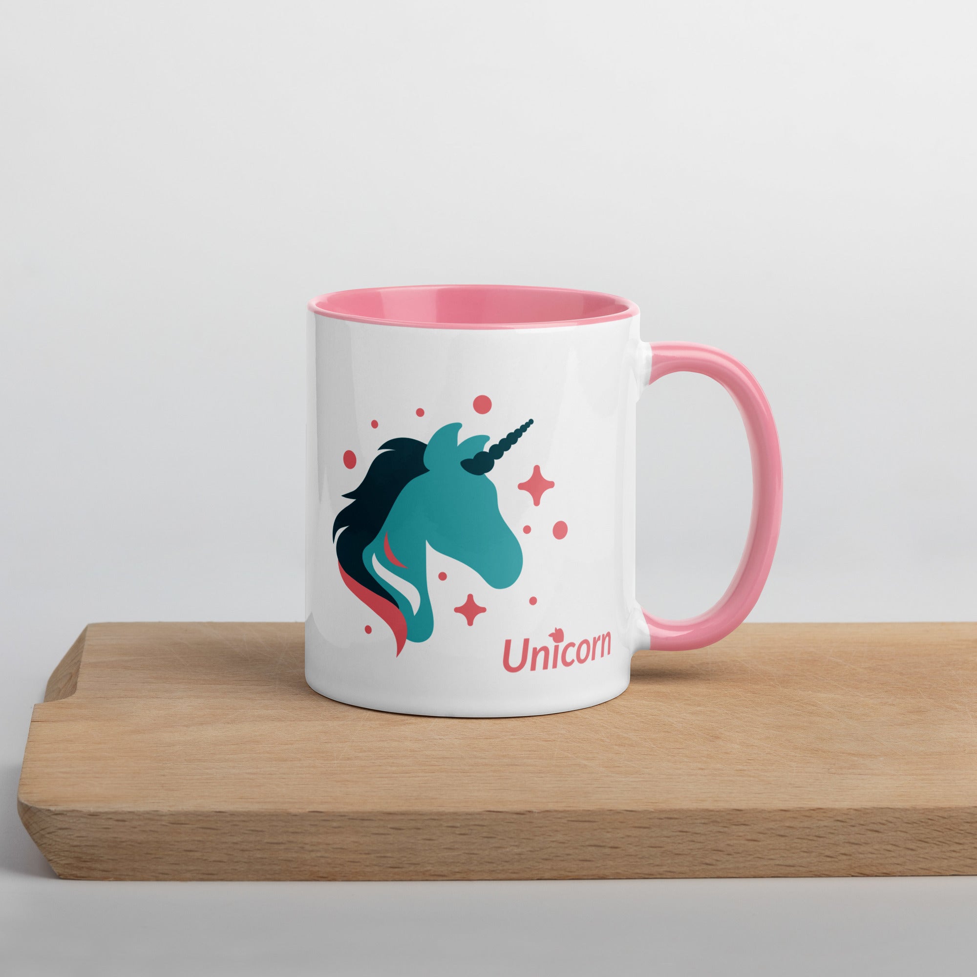 tsgabrielle® • Mug with Color Inside • Unicorn - Seraphina • Ceramic • 11 OZ