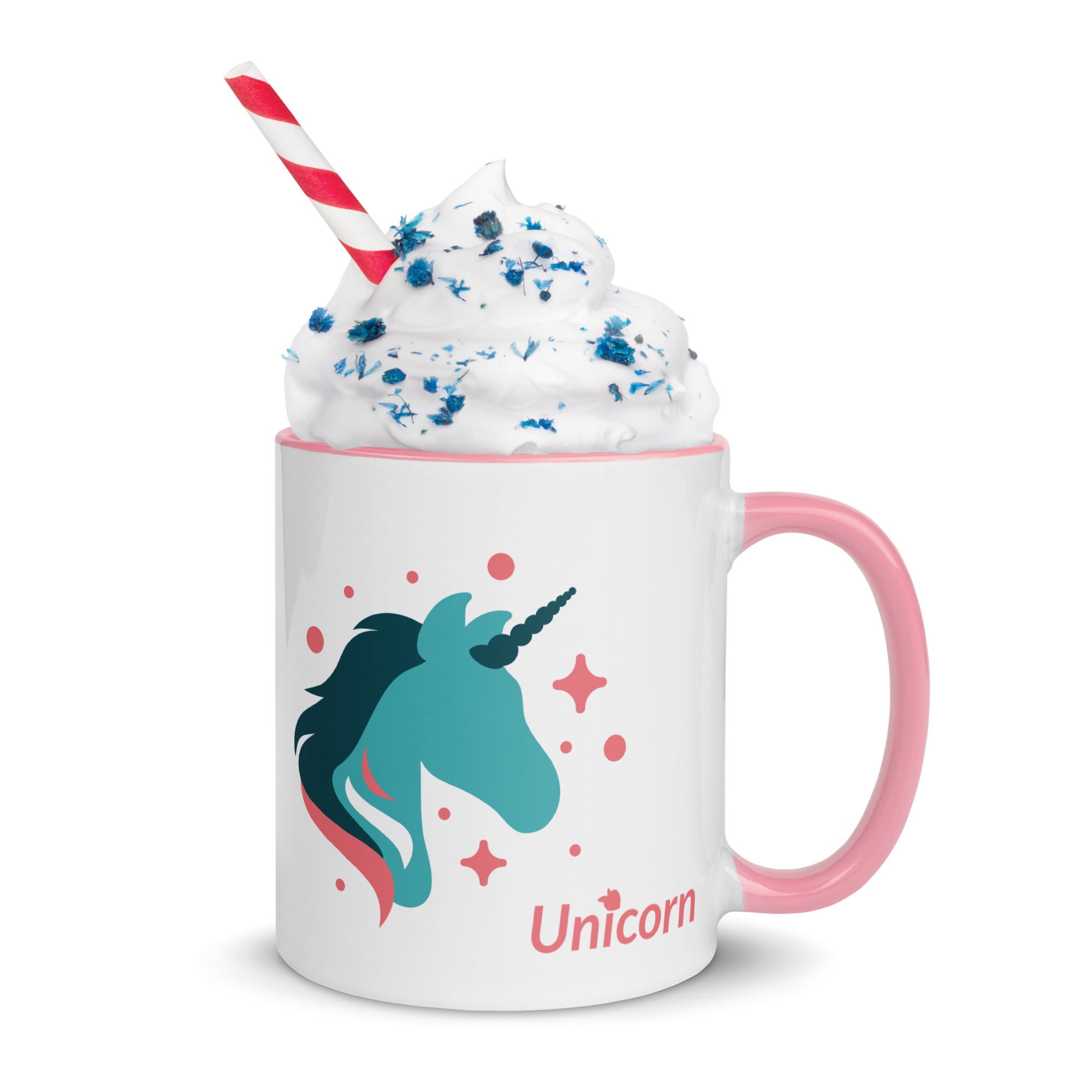 tsgabrielle® • Mug with Color Inside • Unicorn - Seraphina • Ceramic • 11 OZ