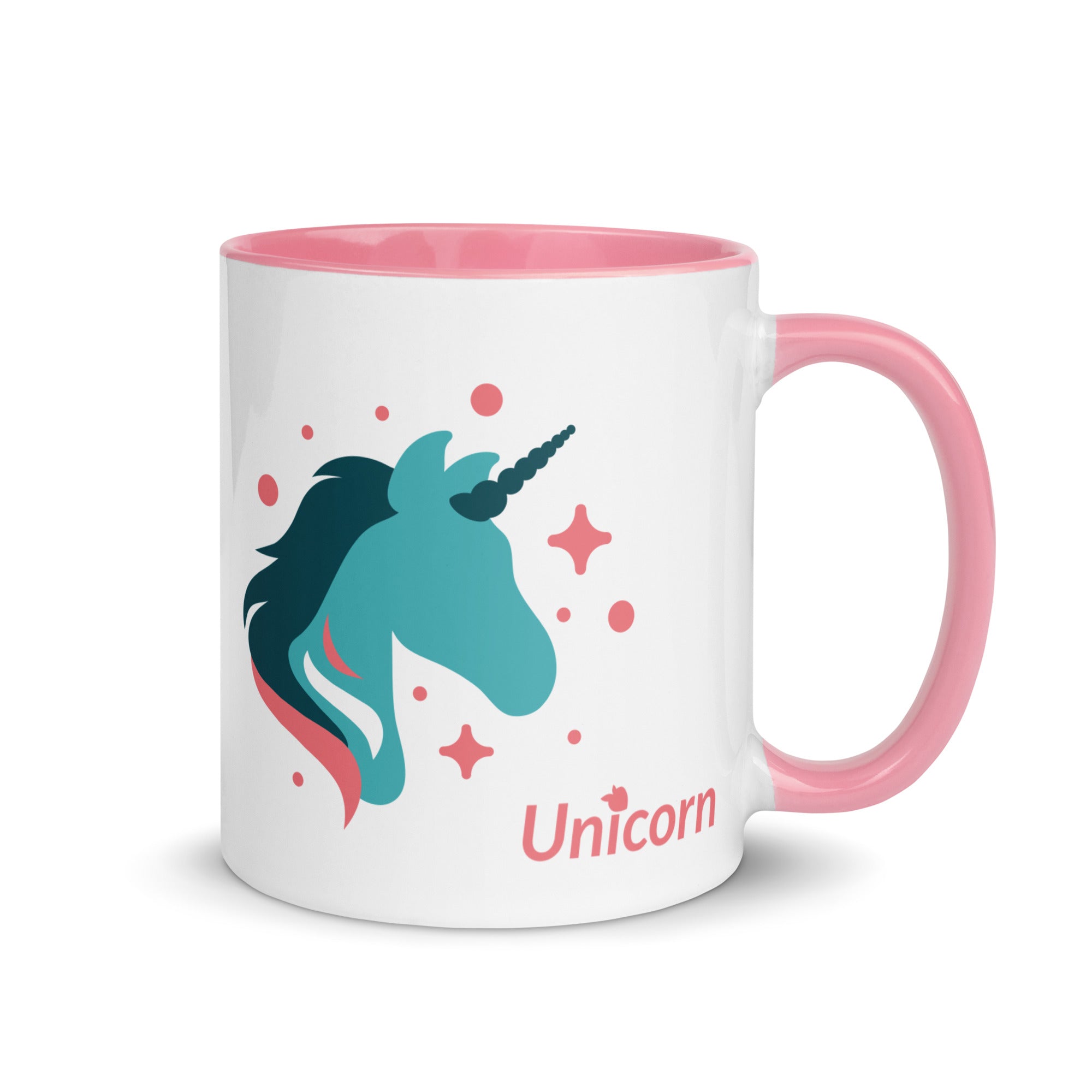 tsgabrielle® • Mug with Color Inside • 🦄 Unicorn - Seraphina • Ceramic • 11 oz •