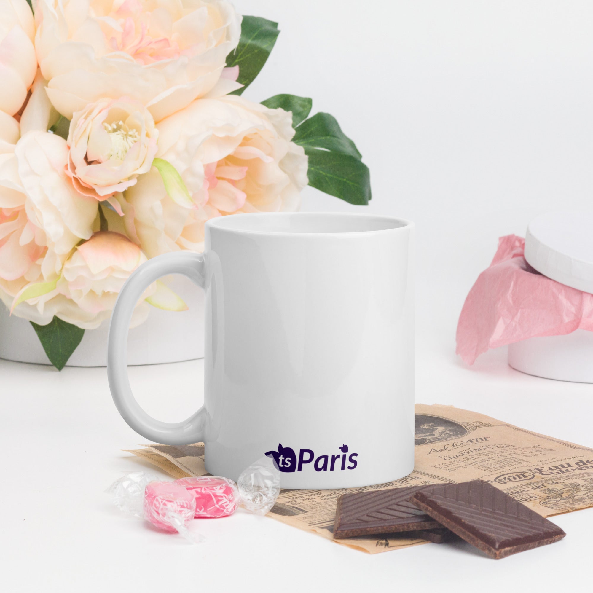 tsgabrielle® • Paris - La Tour Eiffel • Glossy Mug • White • Ceramic • 11 oz