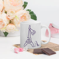 tsgabrielle® • Paris - La Tour Eiffel • Glossy Mug • White • Ceramic • 11 oz
