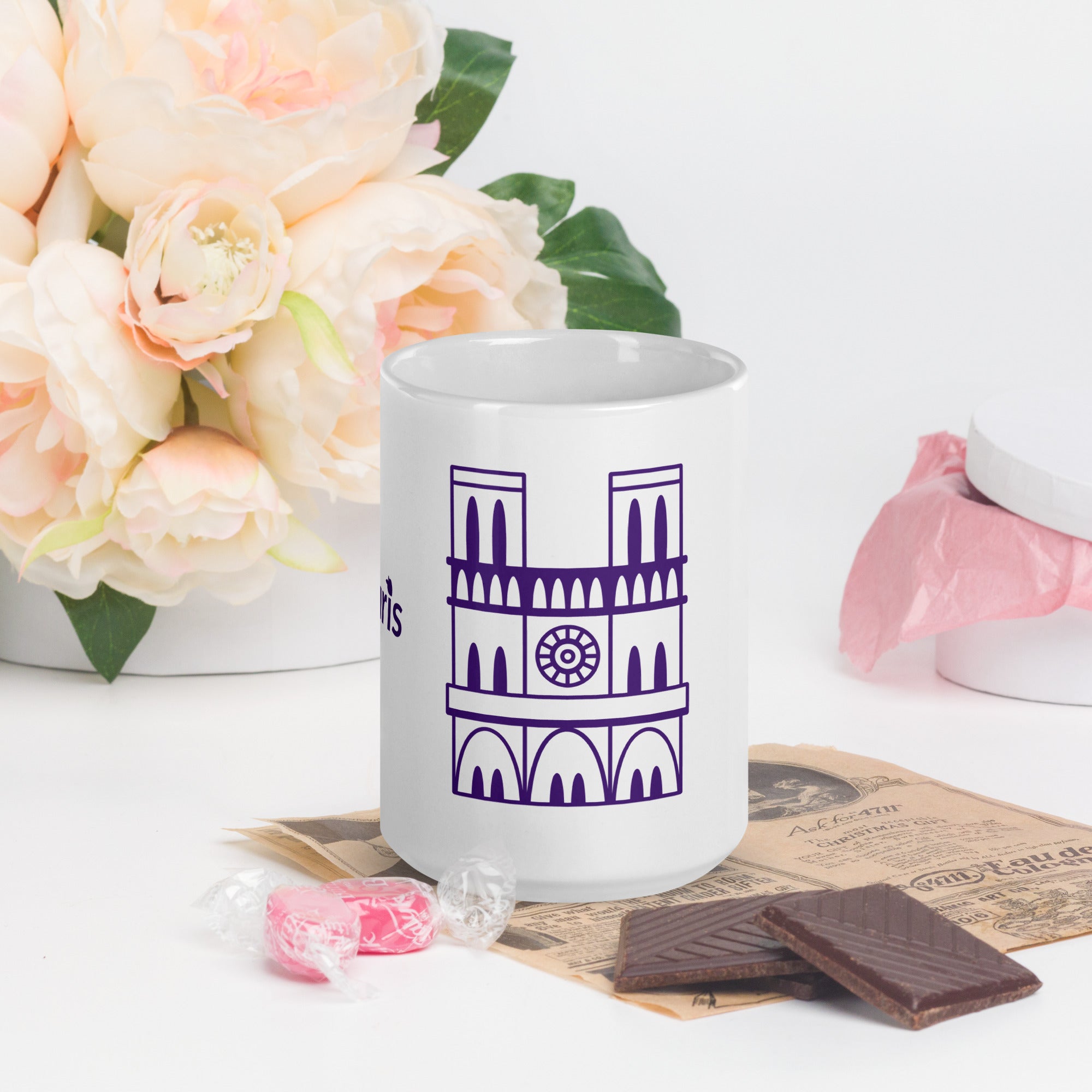 tsgabrielle® • Paris - Notre-Dame Cathedral • Glossy Mug • White • Ceramic • 3 Sizes