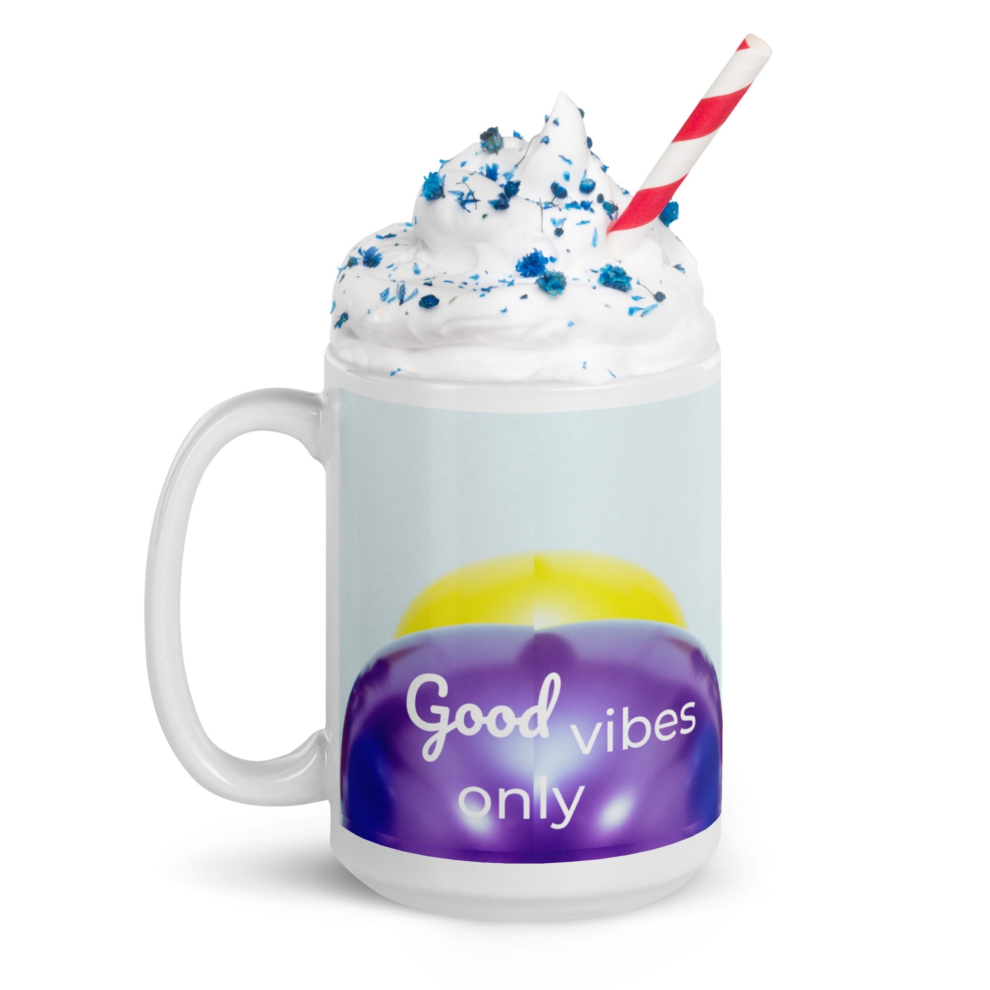 tsgabrielle® • Good Vibes Only • Glossy Mug • Black • Ceramic • 3 Sizes