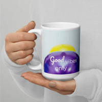 tsgabrielle® • Good Vibes Only • Glossy Mug • Black • Ceramic • 3 Sizes